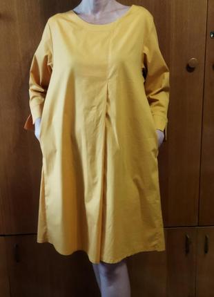 Коттоновое платье, 158с" made in italia для беременных