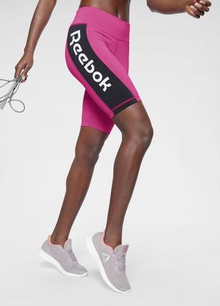 Велосипедки reebok  / розовые шорты рибок  /