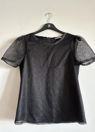 Черная блузка bcbg max azria размер s1 фото
