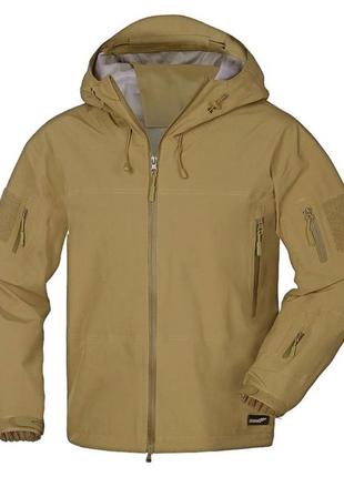 Куртка тактична військова водонепроникна texar hardshell comodo coyote дощовик