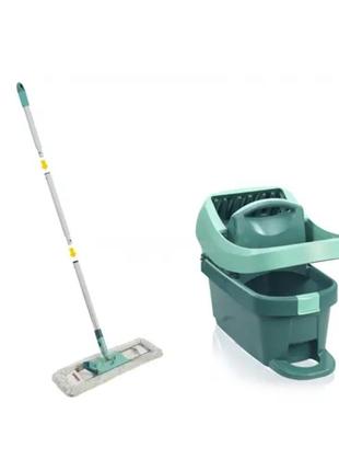 Набор для уборки: швабра + ведро leifheit set profi