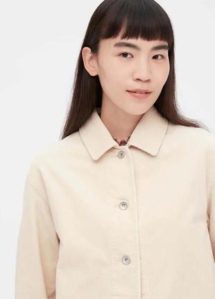 Вельветовая куртка на пуговицах uniqlo5 фото