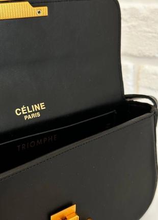 Женская сумка celine 22*12*5 черная4 фото