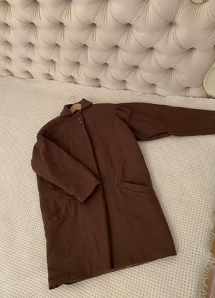Пальто плащ тренч zara