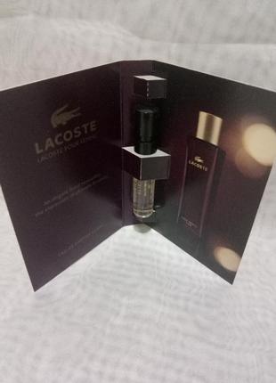 Lacoste pour femme elixir,женская парфюмированная вода 1.5мл2 фото