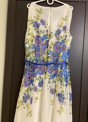 Вечернее длинное платье на выпускной р.46