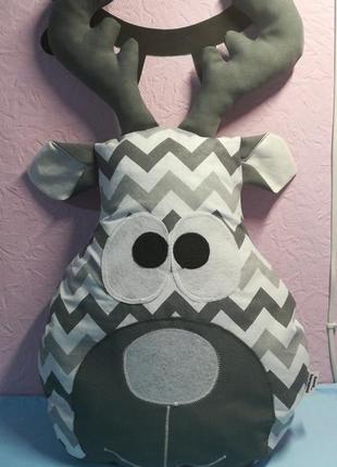 Подушка олень "рудольф"