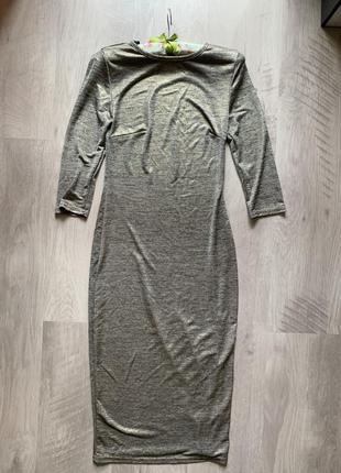 Золотиста сукня міді atmosphere3 фото