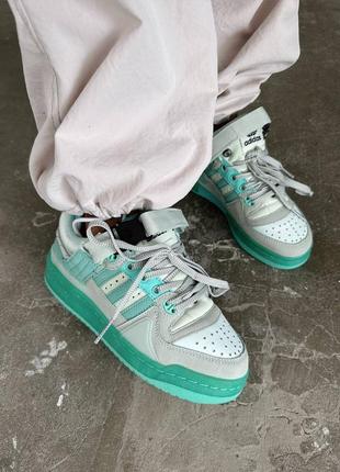 Кроссовки adidas forum x bad banny mint