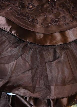 Плаття святкове шоколадного кольору, фірми monsoon7 фото