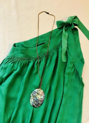 Шикарное зелёное платье от roberto cavalli2 фото