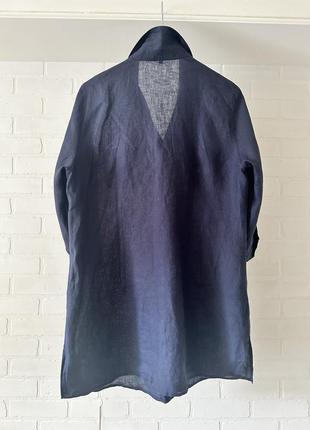 Льняная удлиненная рубашка charles robertson размер 42 xl5 фото