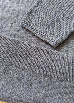 Джемпер пуловер кофта шерсть кашемир рукав 3/4 оверсайз6 фото