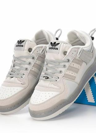 Кросівки adidas forum x bad bunny grey
