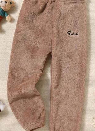 Зимние флисовые брюки для девчонки и мальчика