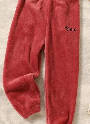 Зимние флисовые брюки для девчонки и мальчика2 фото