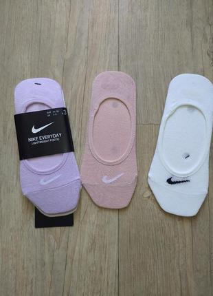 Nike комплект из 3 пар женских коротких носков набор nike новые оригинал3 фото