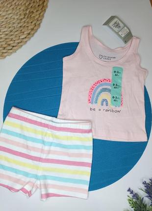 Комплект: майка и шорты, р.62