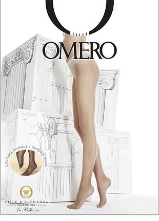 Літні тонкі колготки omero beauty 10 den, italy, розміри s, m, l, колір тілесний