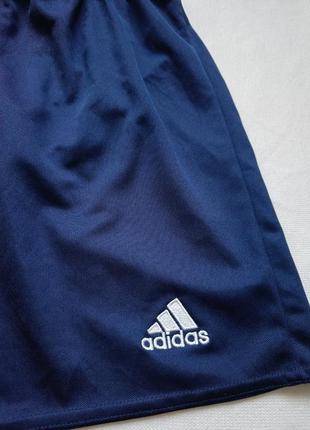 Шорти футбольні adidas parma  aj5889. синие шорты. футбольные шорты3 фото
