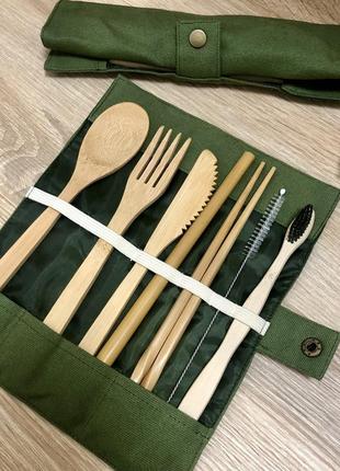 Набор бамбуковой посуды