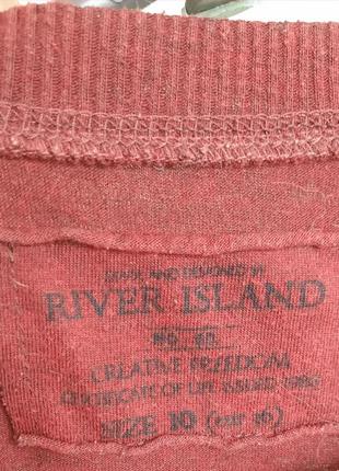 Бордовий світшот, светр від river island5 фото