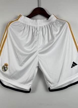 Спортивные футбольные шорты реал мадрид адидас real madrid adidas сезон 23/24 экипировочная форма ronaldo