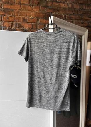 Samsoe samsoe men’s gray classic t-shirt однотонна футболка3 фото