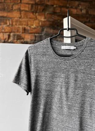 Samsoe samsoe men’s gray classic t-shirt однотонна футболка2 фото