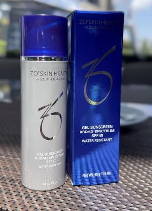 Gel sunscreen broad-spectrum spf 50 zo skin health zein obagi1 фото