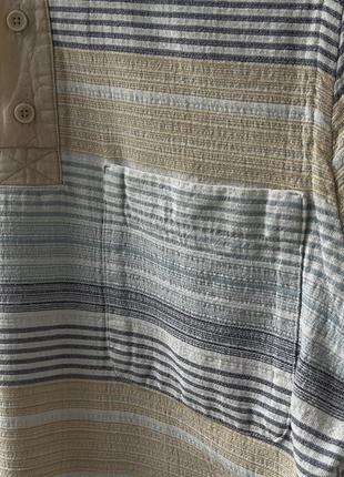 Zara relaxed fit stripe polo shirt нежное плотное летнее поло футболка оверсайз оригинал света2 фото