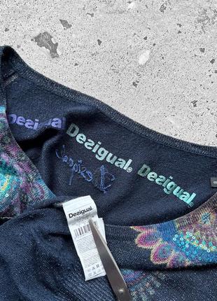 Desigual women’s jumper full printed жіночий джемпер, кофта10 фото