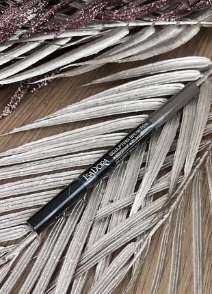Оригинальный isadora sculpting brow pen автоматический карандаш для бровей 84 light brown оригинал карандаш для бровей3 фото