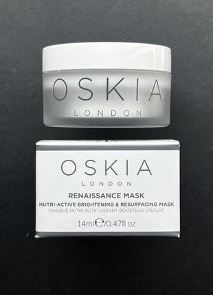 Омолаживающая и осветляющая маска для лица oskia renaissance brightening & resurfacing mask3 фото