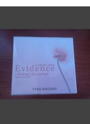 . духи evidence, yves rocher. снятость, нове в слюді. 30 ml.