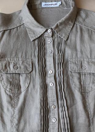 Лляна (100%) сорочка блуза4 фото
