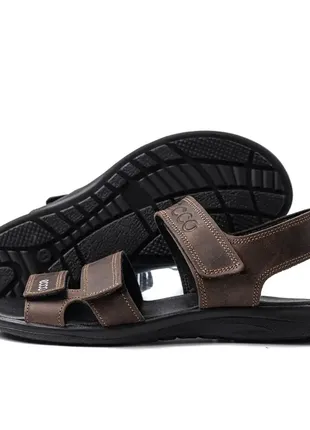 Мужские кожаные сандалии e-series разные цвета