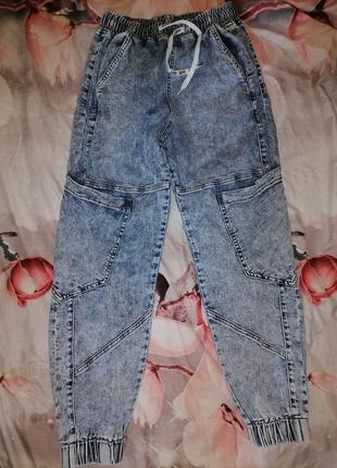 Літні легкі джинси карго3 фото