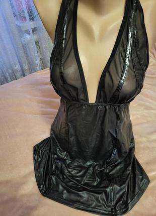 Еротическое платье под латекс noir5 фото
