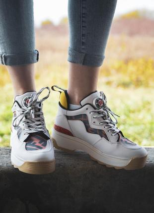 Шикарные fendi, женские стильные люкс кроссовки фенди.