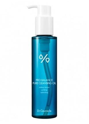 Очищаюча гідрофільна олія з пробіотиками dr.ceuracle pro balance pure cleansing oil 155 мл