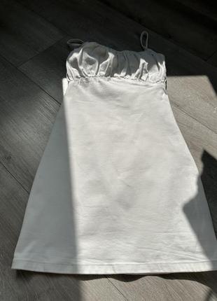 Платье джинсовое. платье из белого denim есть. джинсовый сарафан. платье5 фото