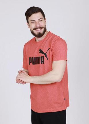 L футболка puma essentials heather men's tee6 фото