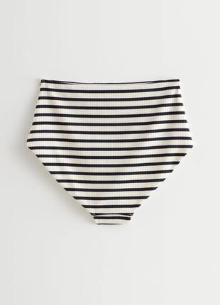 Плавки &amp; other stories striped high waist bikini briefs / 442 фото