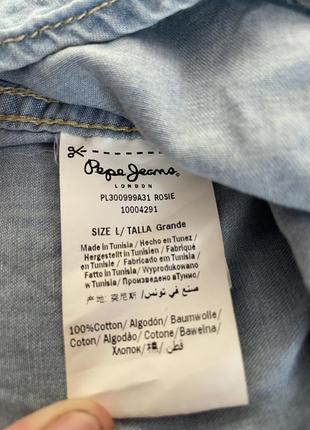 Джинсова сорочка pepe jeans5 фото