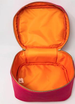 Містка дорожня сумка для косметики ultra top side pink makeup travel bag косметичка cosmetics4 фото