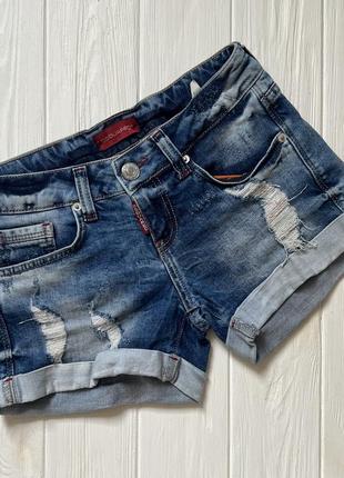 Шорти жіночі джинсові dsquared розмір xs-s ( 26)1 фото
