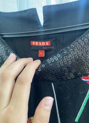 Черное платье от prada2 фото