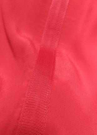 Красивая красная блуза mango m-l4 фото
