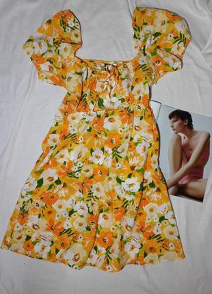 Легкое платье в цветочный принт от h&amp;m